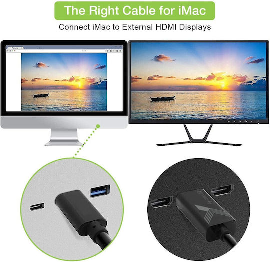 Techly HDMI 2.0 Premium High Speed 4K 60Hz HDR Cable HDMI male - HDMI male 2m Μαύρο