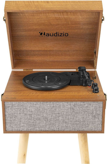 Audizio Fremont 102.197 Βαλιτσάκι Πικάπ με Προενίσχυση και Ενσωματωμένα Ηχεία Καφέ