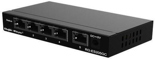Ruijie RG-ES205GC v1 Unmanaged L2 Switch με 5 Θύρες Gigabit (1Gbps) Ethernet