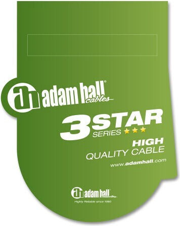 Adam Hall Cable XLR male - XLR female Μαύρο 3m 56200-005