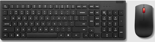 Lenovo Essential Безжично Комплект клавиатура и мишка Английски US Черен