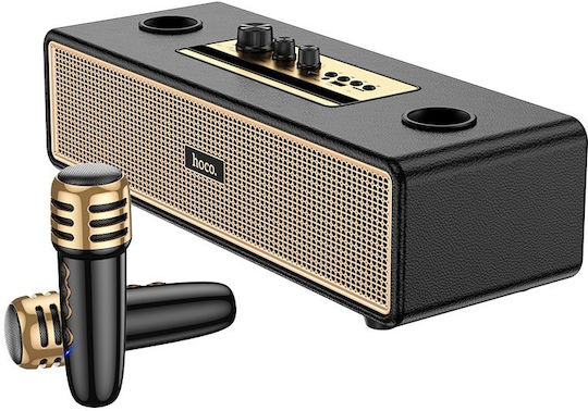 Hoco Karaoke Speaker With Wireless Microphones BS63 Gold