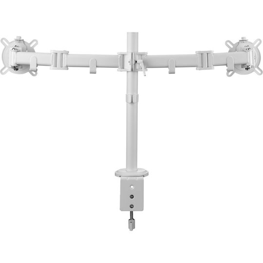 One For All Suport Birou pentru 2 Monitoare cu Braț Albă (DM2220)