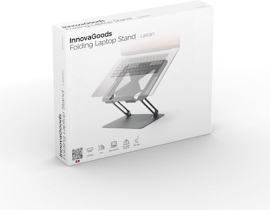 InnovaGoods Lastan Stand für Laptop bis zu 18" Silber