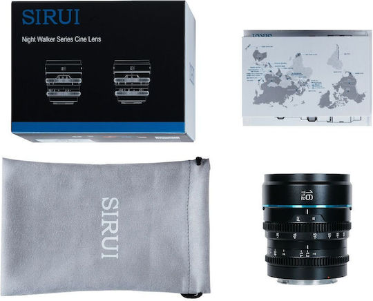 Sirui Crop Camera Lens Nightwalker RF Mount Fixed for Canon RF Mount Black