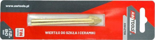 AWTools Drill Bit Carbide for Metal \ Glass \ Plastic 5mm x 65mm