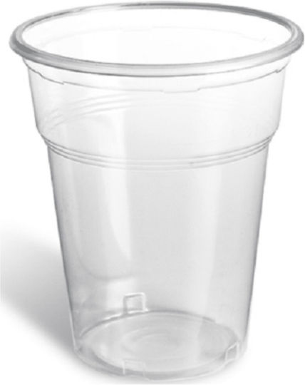 THalassinos Einwegbecher Kunststoff Transparent 360ml 50Stück