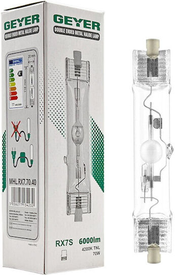 Geyer Metal Lamp 70W for Socket Rx7s