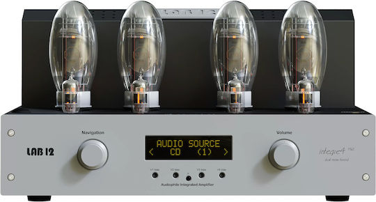 Lab12 integre4 KT150 Rohr Integriert Hi-Fi-Verstärker Stereo Silber