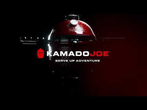 Kamado Joe Classic II Ceramics Charcoal Grill Kamado with Lid, Thermometer and Smoker 46cmx46cm