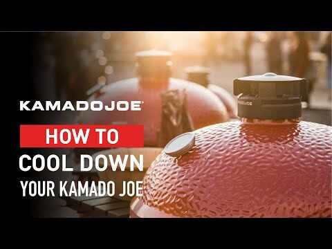 Kamado Joe Classic II Ceramics Charcoal Grill Kamado with Lid, Thermometer and Smoker 46cmx46cm