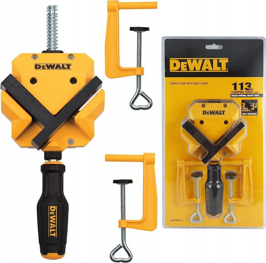 Dewalt DWHT83853-0 Clamp Set Automatic Corners Maximum Opening 3mm 90° 113Kg