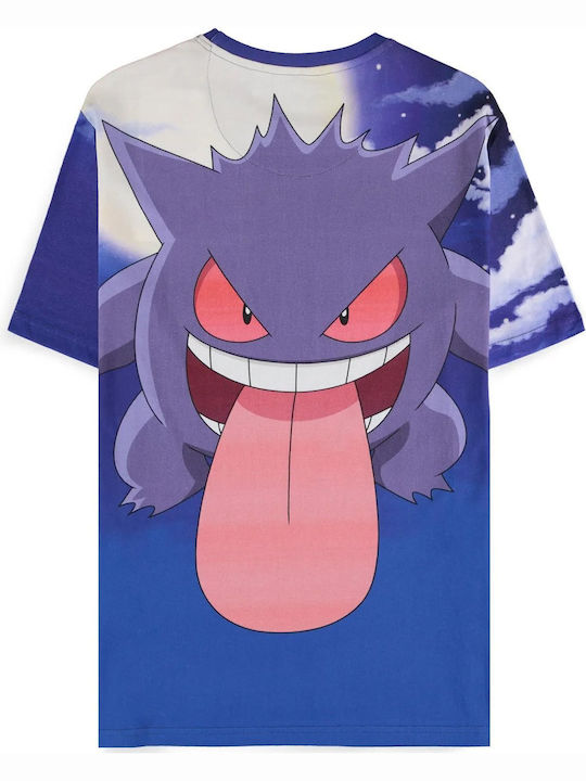 Difuzed T-shirt Pokemon Blue Difuzed T-shirt Pokemon Blue