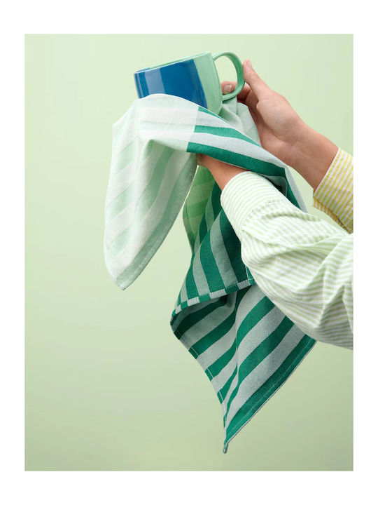 ASA Selection Prosop din 100% Bumbac în Culoarea Verde 50x70cm
