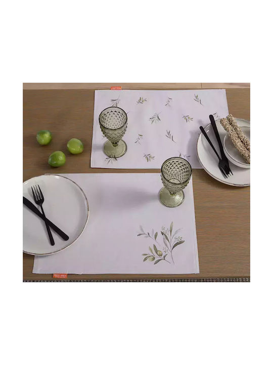 Nef-Nef Homeware Σουπλά Υφασμάτινο Λευκό 48x33cm Nef-Nef Homeware Σουπλά Υφασμάτινο Λευκό 48x33cm