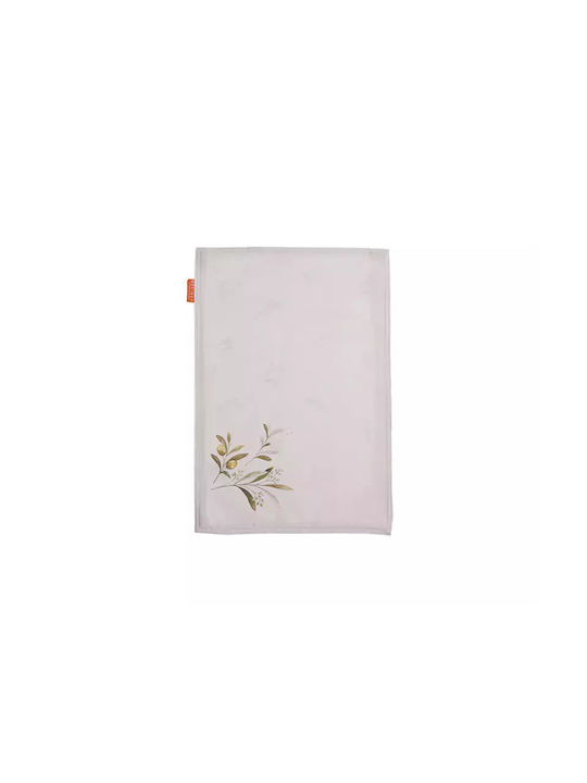 Nef-Nef Homeware Σουπλά Υφασμάτινο Λευκό 48x33cm