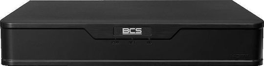 BCS BCS-P-NVR0801-4K-8P(3) Καταγραφικό NVR