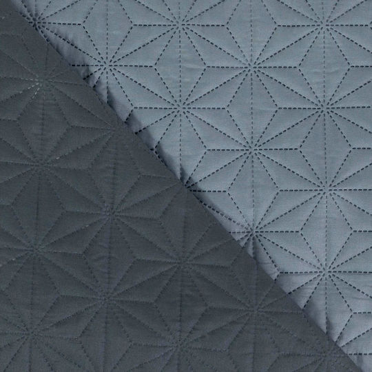 Borea Stellar Cuvertură Extra-dublu din Poliester Light Grey-Grey 220x240cm