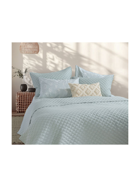 Nef-Nef Homeware Scofield Pillowcase Set with Envelope Cover Blue 52x72cm.