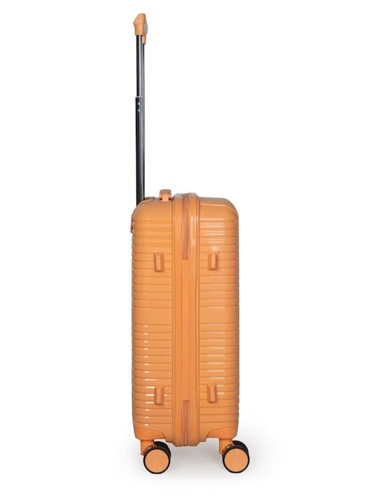 Cardinal Travel Suitcases Hard Orange Max Height 60cm with 4 Wheels Set of 2