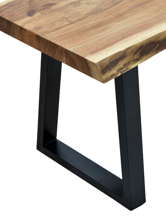 Miles Slim Bench Outdoor Wooden 160x40x45cm