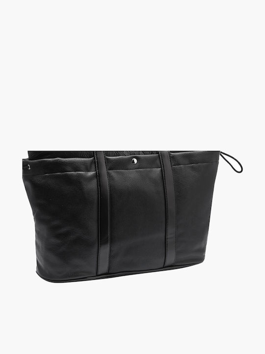 Set Leather Women's Shoulder Handbag Black 718-239253-Black