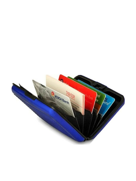 Men's Wallet Cards with RFID Blue
