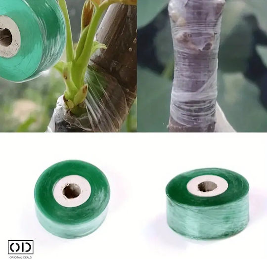 Bandă de altoit pentru pomi fructiferi Material premium eficient Transparent Dimensiune 100m X 4cm Oferte originale