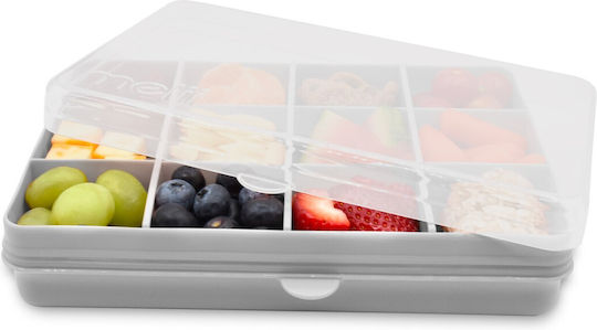 Melii Set de mâncare pentru copii din plastic 1.368lt Gri