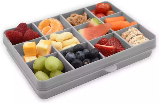 Melii Set de mâncare pentru copii din plastic 1.368lt Gri