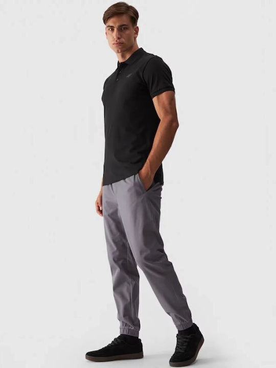 Men's Polo Short Sleeve Black T-shirt