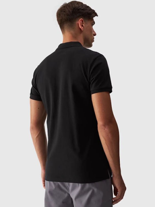 Men's Polo Short Sleeve Black T-shirt