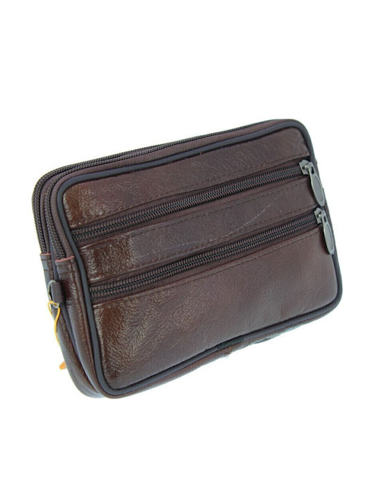 Leder Herrentasche Handtasche Braun