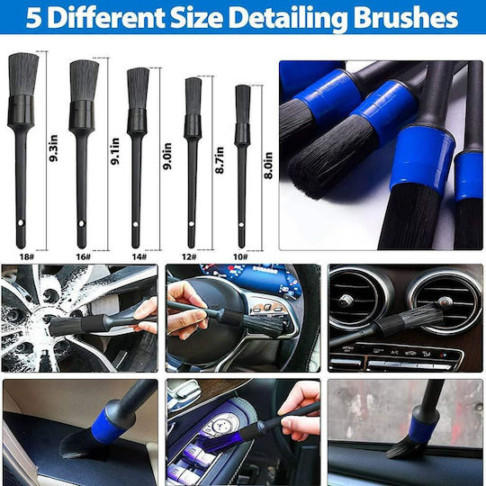 Car Tire Washing Set with 26 Pieces