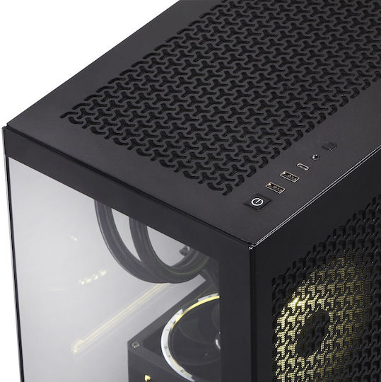 Actina Гейминг Настолен Компютър Ryzen 7-9800X3D 64GB DDR5 2TB SSD GeForce RTX 5090 Без Операционна Система