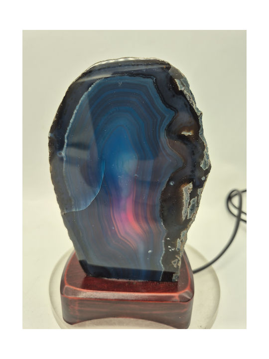 Lampă decorativă de interior Agate Albastru Violet Nuanțe Crystal Palace