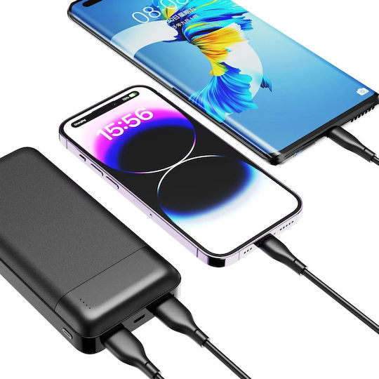 Dudao K18-1W Power Bank 10000mAh 10W with 2 USB-A Ports Black