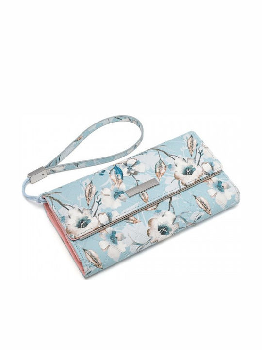 Leder Damen Geldbörse Klassisch Blau
