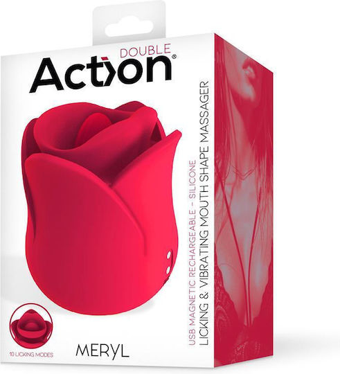 Action Mini Δονητής 7cm Ροζ