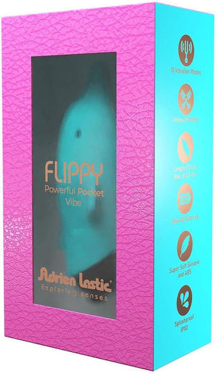 Adrien Lastic Flippy Mini Δονητής Bullet 7.5cm Blue
