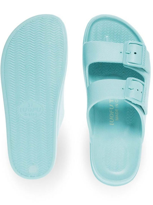 Women's Slides Turquoise