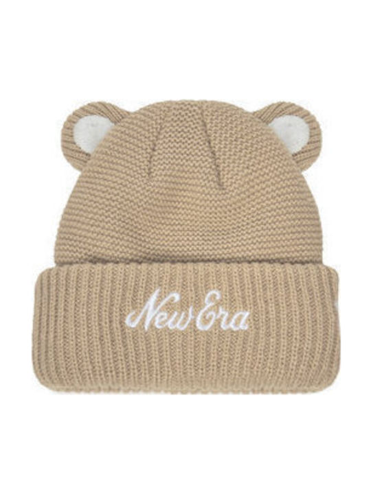 Teddy Bear Ears Παιδικό Σκουφάκι Πλεκτό Μπεζ