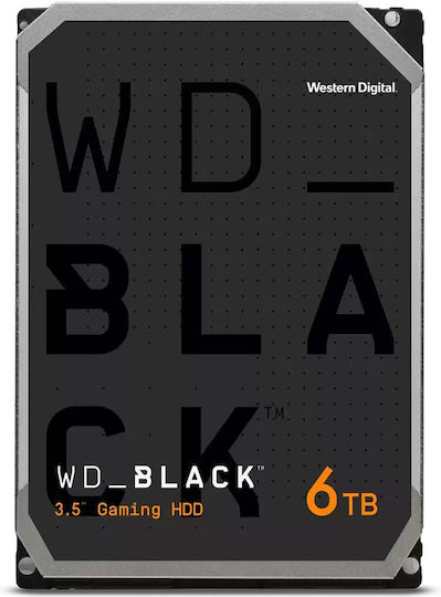 Western Digital Black 6TB HDD Hard Drive 3.5" SATA III 7200rpm with 256MB Cache for Desktop WD6004FZBX