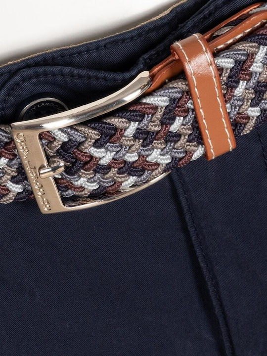 Pantaloni Bărbați Chino Albastru Închis