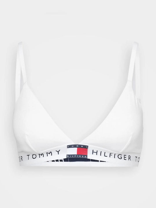 Tommy Hilfiger Bralette Triangle Uw0uw06040 White