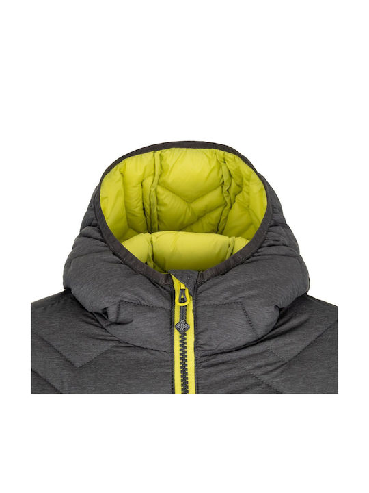 Kinder Freizeitjacke mit Kapuze Dark Grey