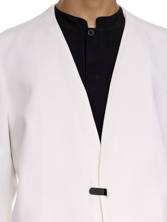 Men's Summer Suit Jacket Slim Fit White