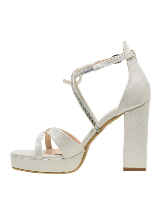 Sandalen Weiß