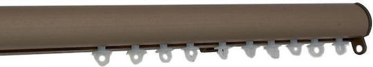 Import Hellas Einweg Vorhangschiene Bronze Matte 240εκ. Σιδ.2-3