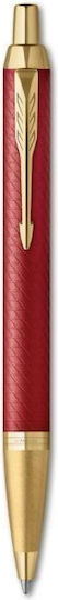 Parker Desk Set with Notebook and Pen IM Premium 1159.3103.04 Red GT 2pcs